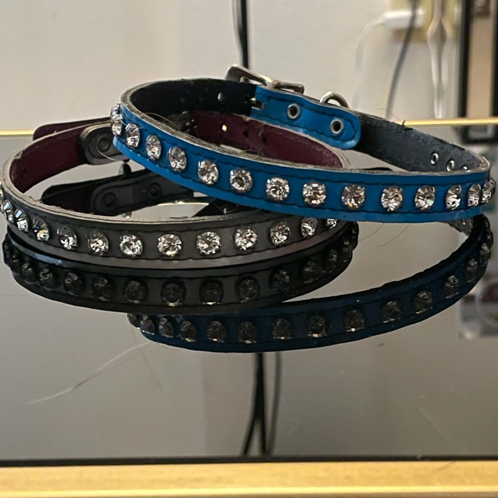 2 Rhinestone chokers!!!